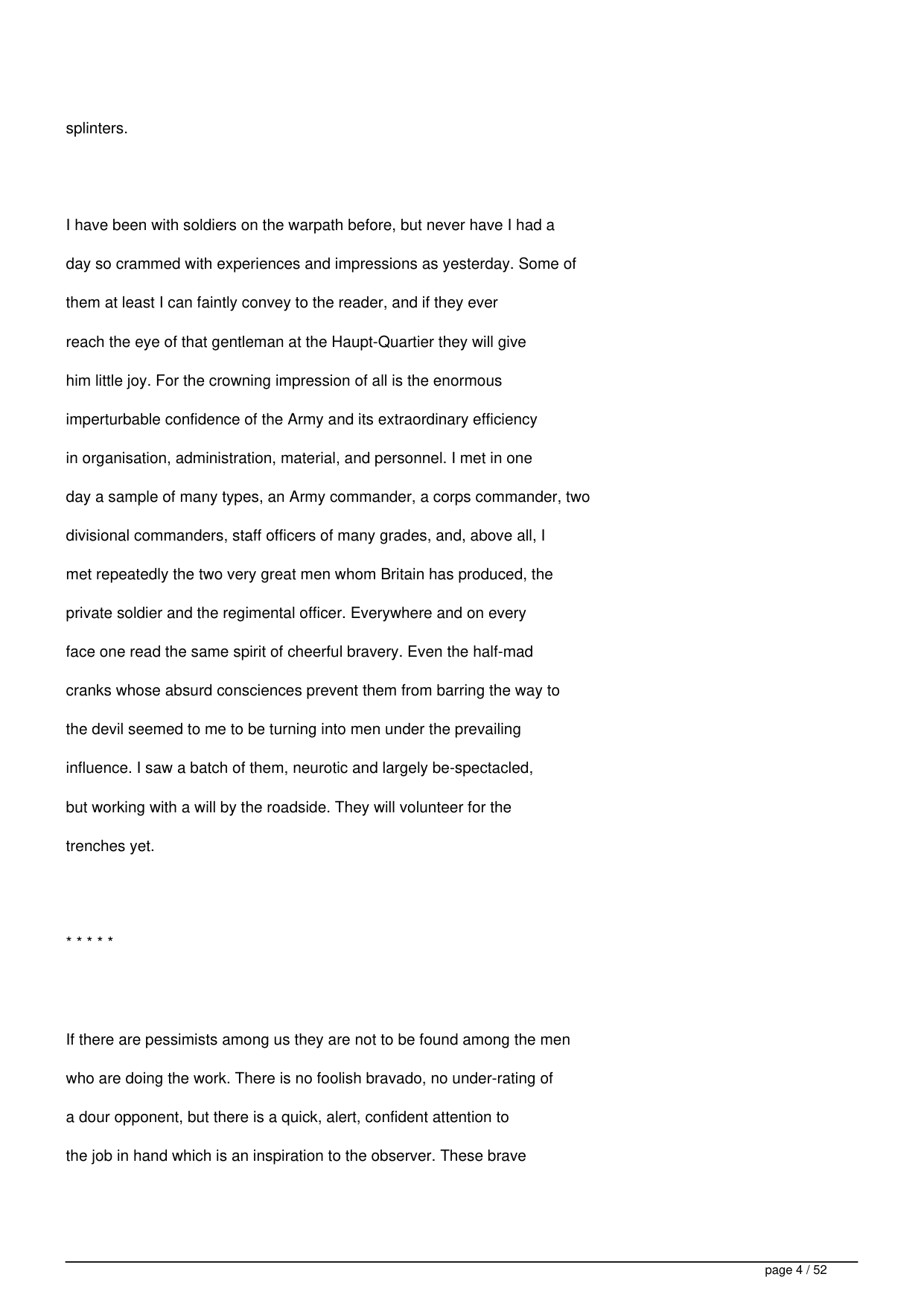 Snapshot page