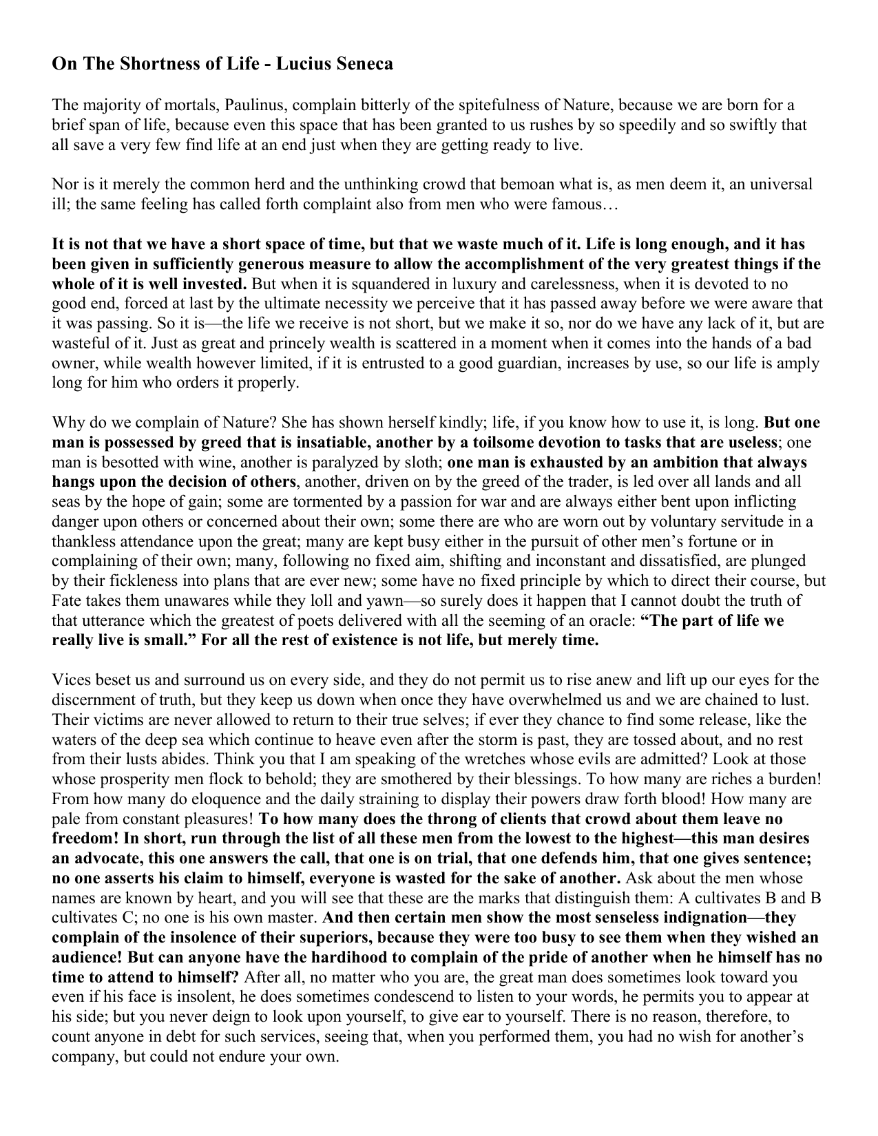 Snapshot page
