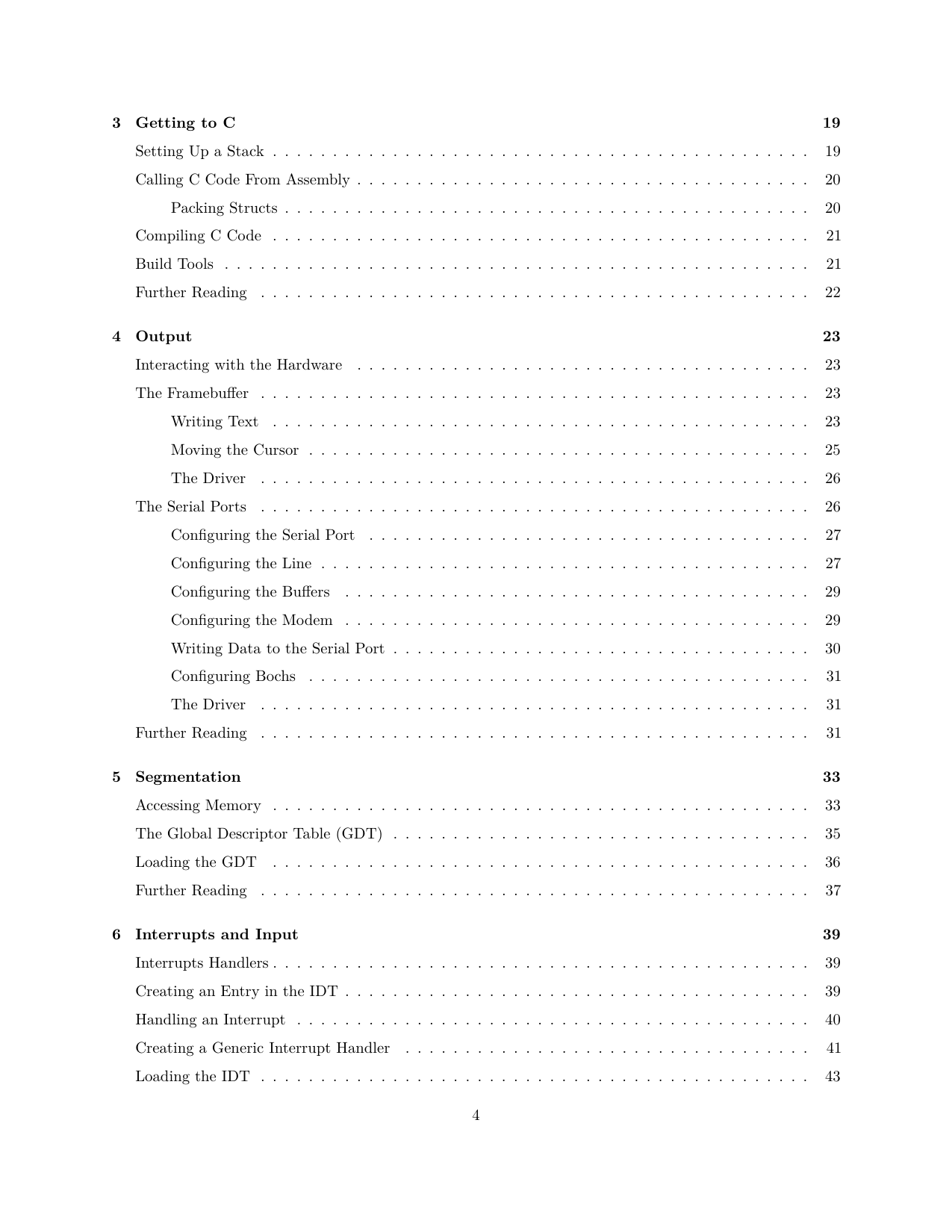 Snapshot page