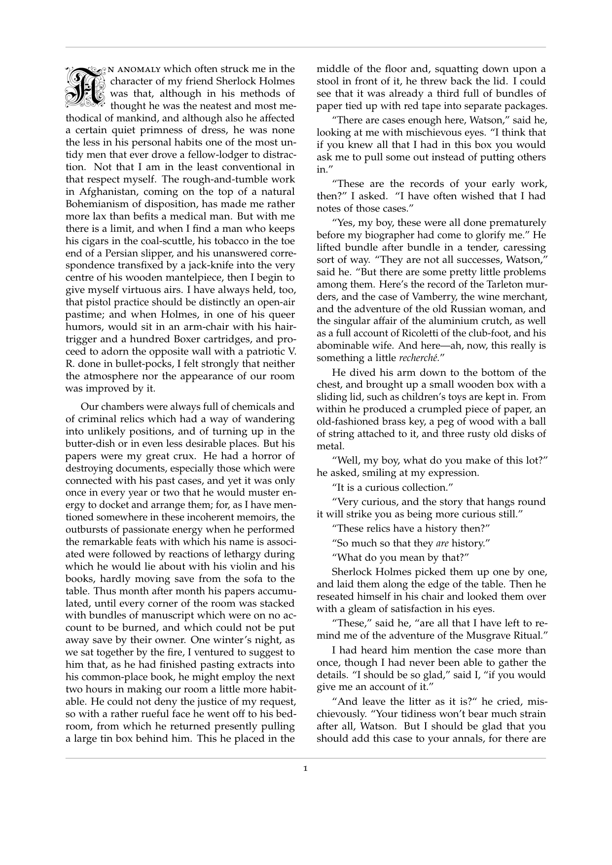 Snapshot page