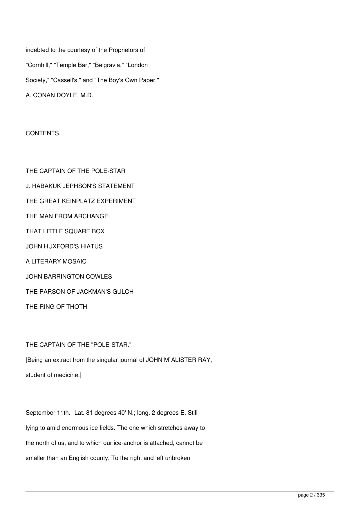 Snapshot page