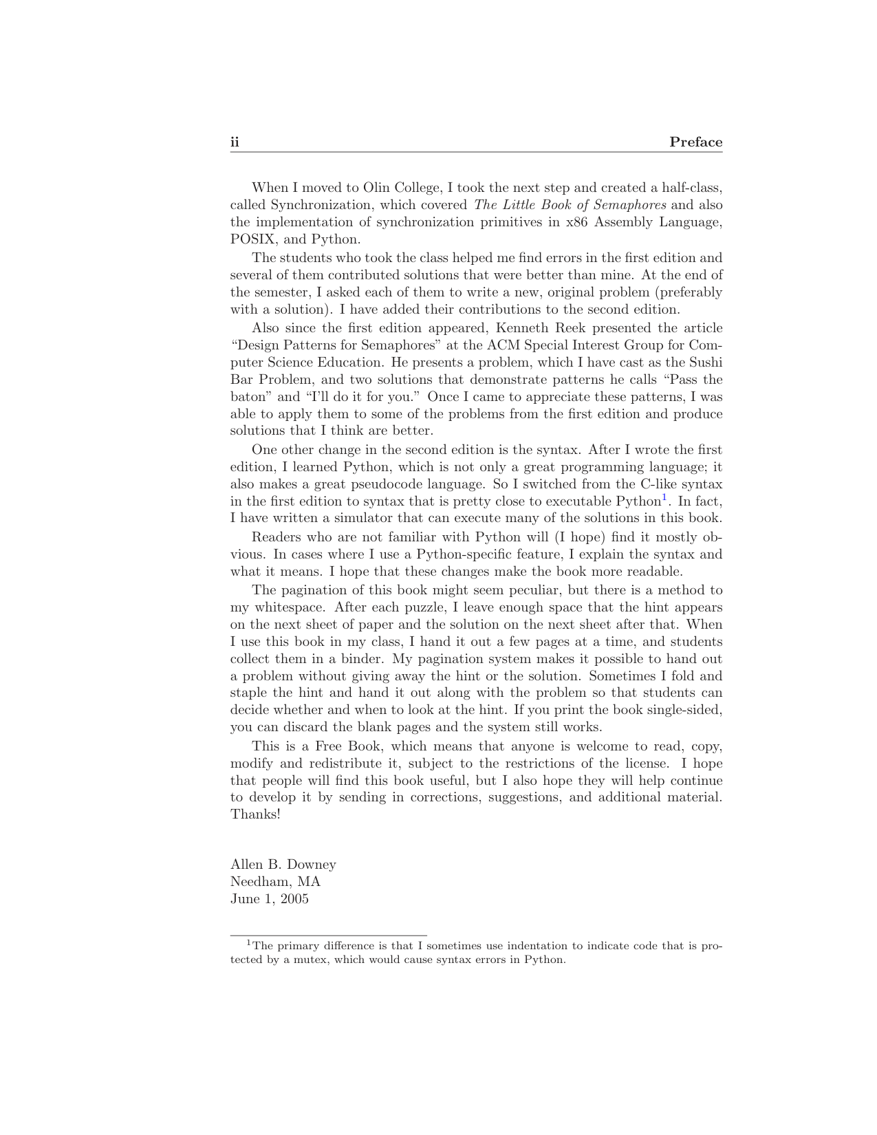 Snapshot page