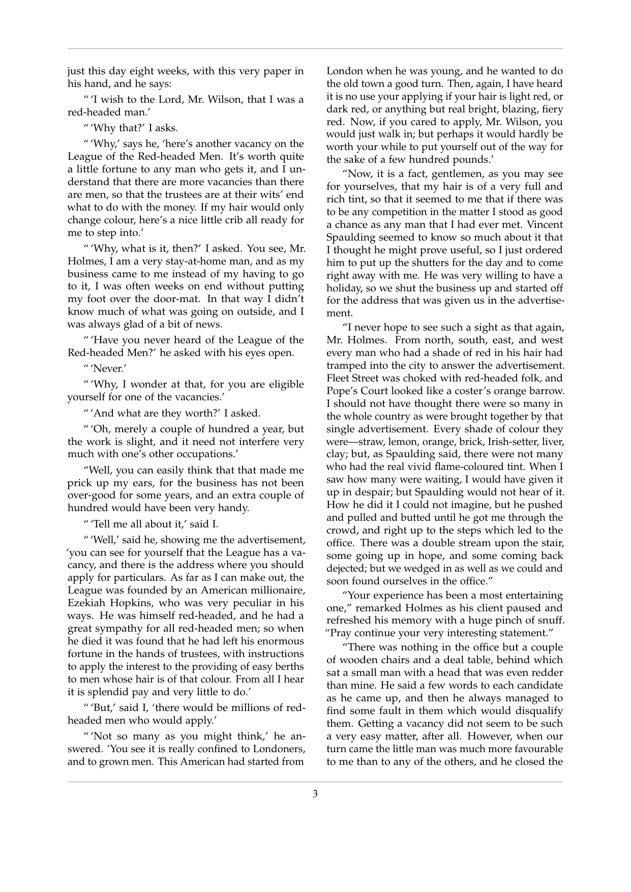 Snapshot page
