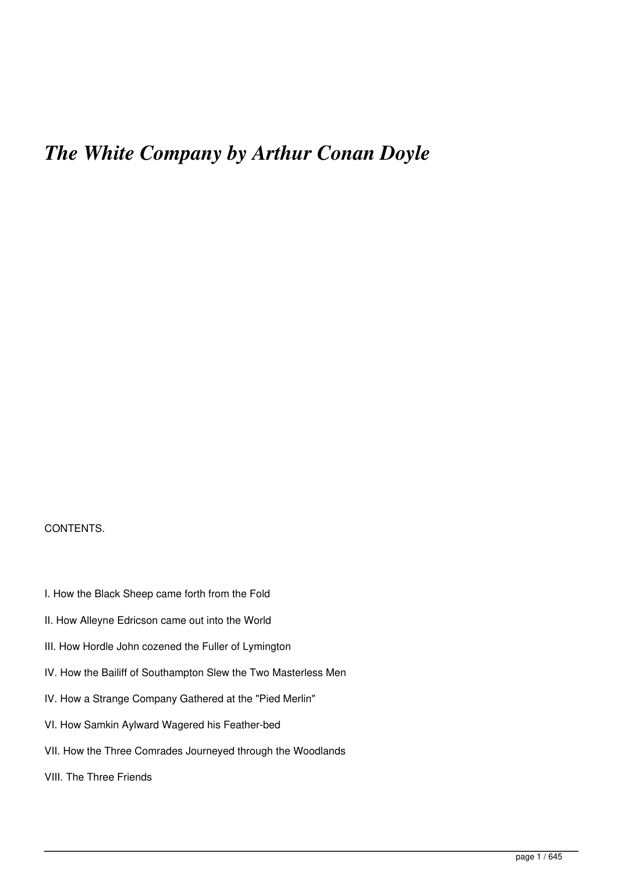 Snapshot page